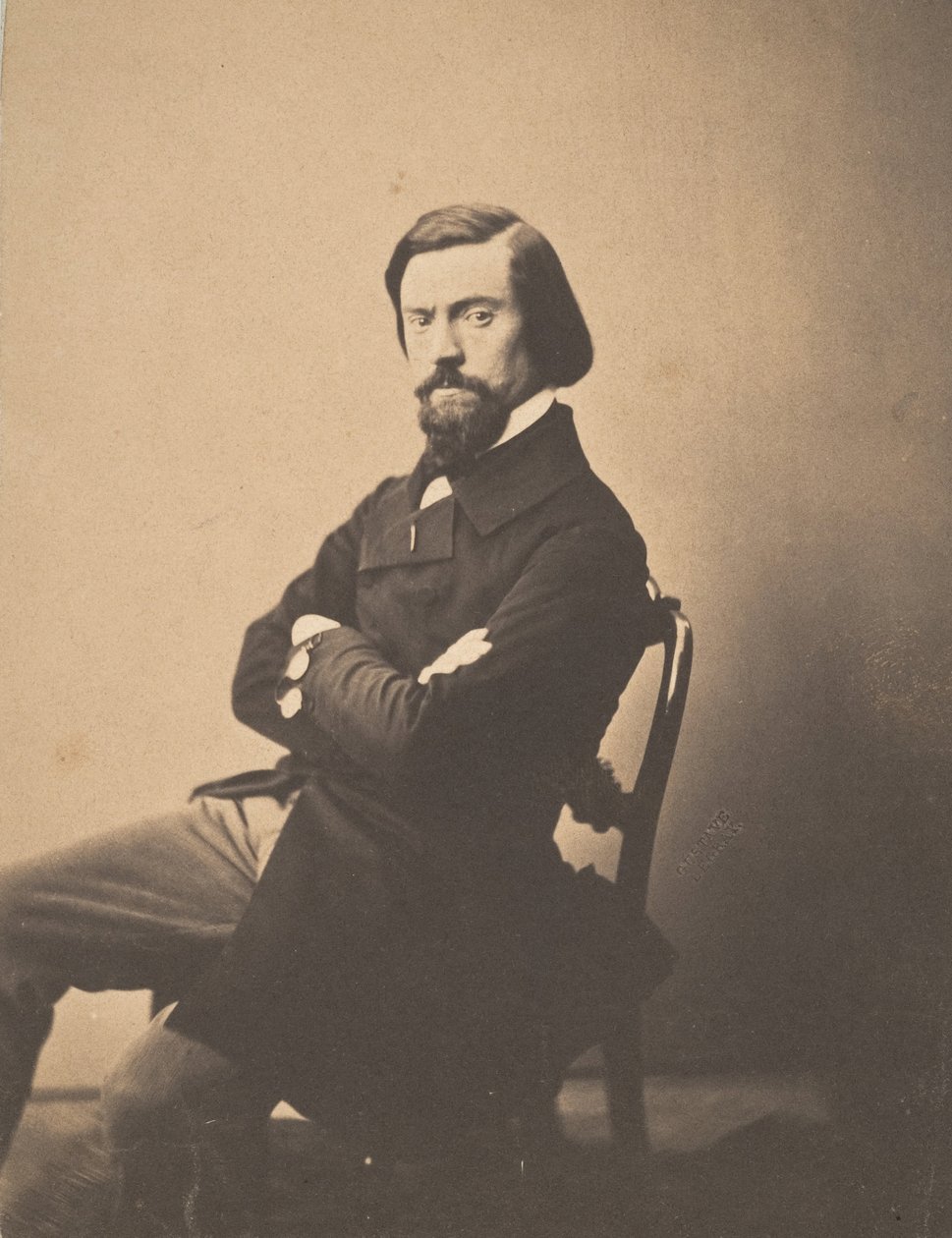 Portret Pitre-Chevaliera, ca. 1853. autorstwa Gustave Le Gray