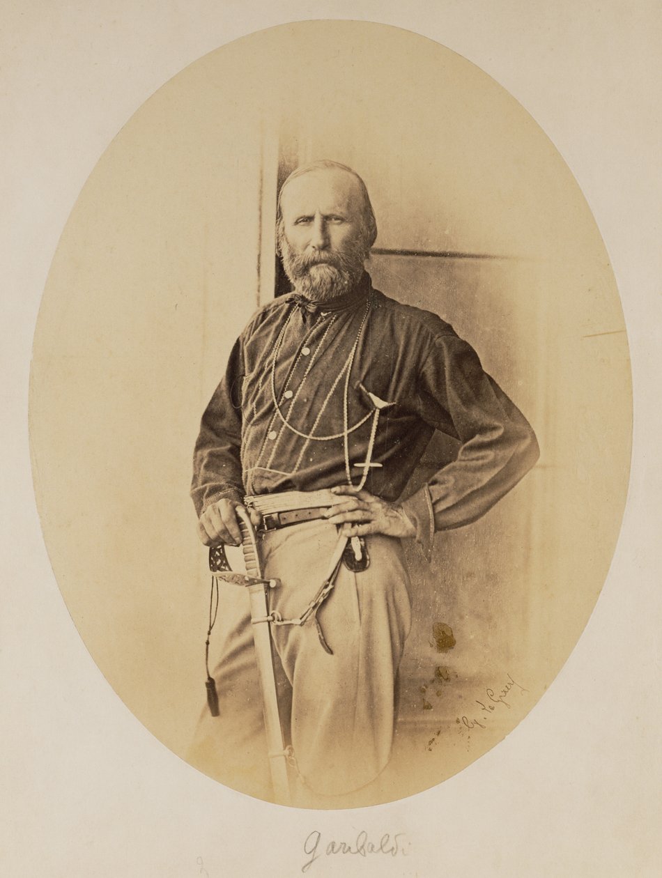 Portret Giuseppe Garibaldiego autorstwa Gustave Le Gray