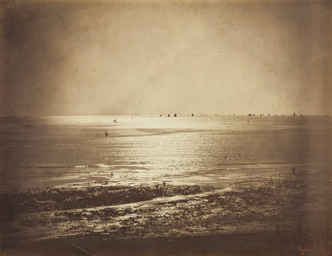 Pejzaż morski, Normandia, 185657. autorstwa Gustave Le Gray