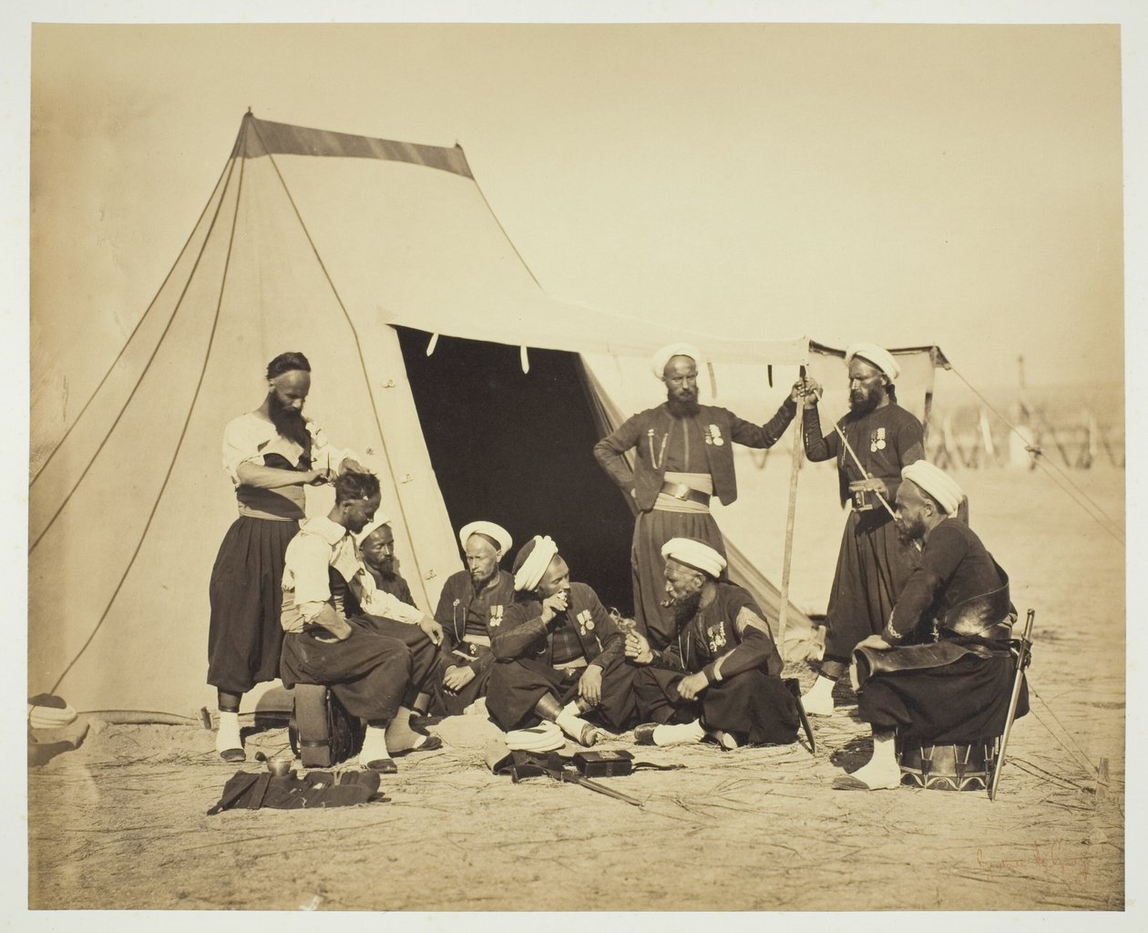 Bez tytułu (Zouaves) autorstwa Gustave Le Gray