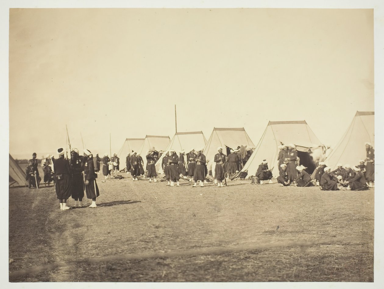 Bez tytułu [Zouaves], 1857. autorstwa Gustave Le Gray