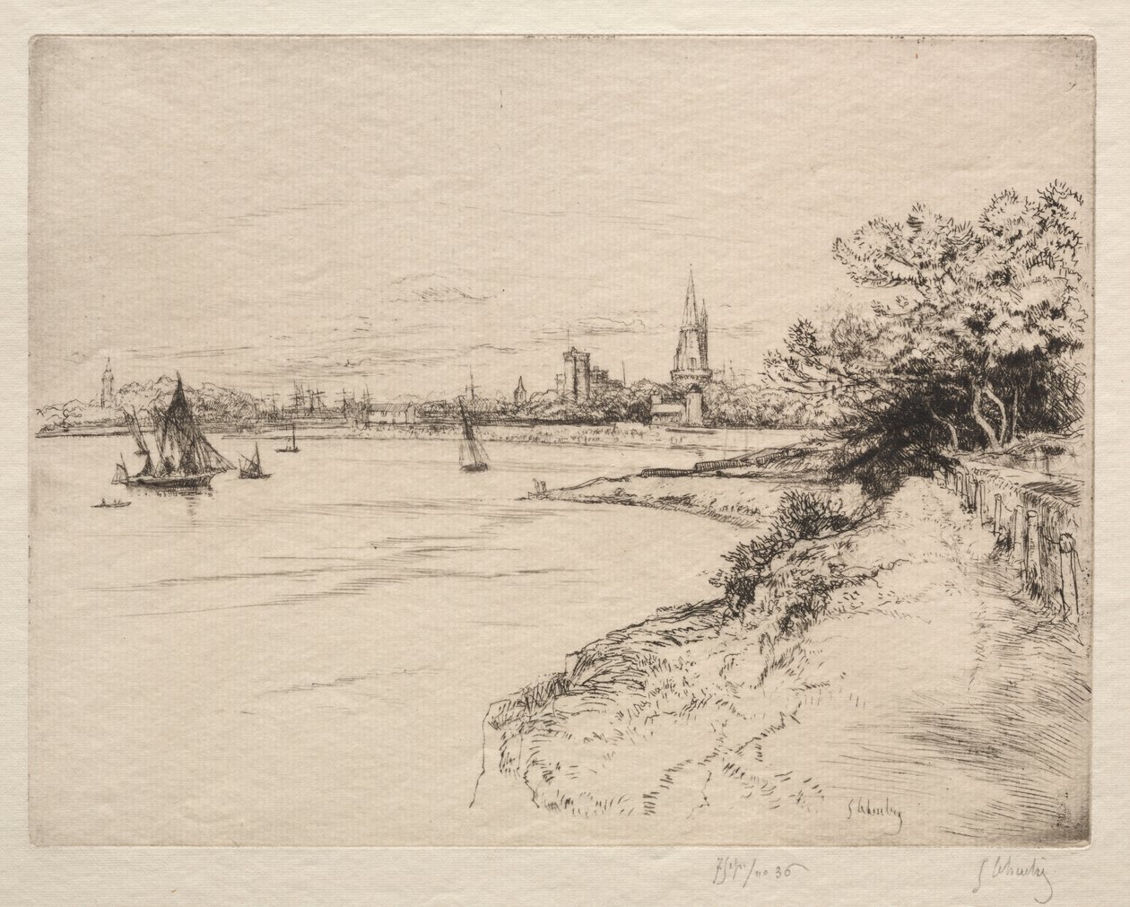 Klif Orbigny autorstwa Gustave Leheutre