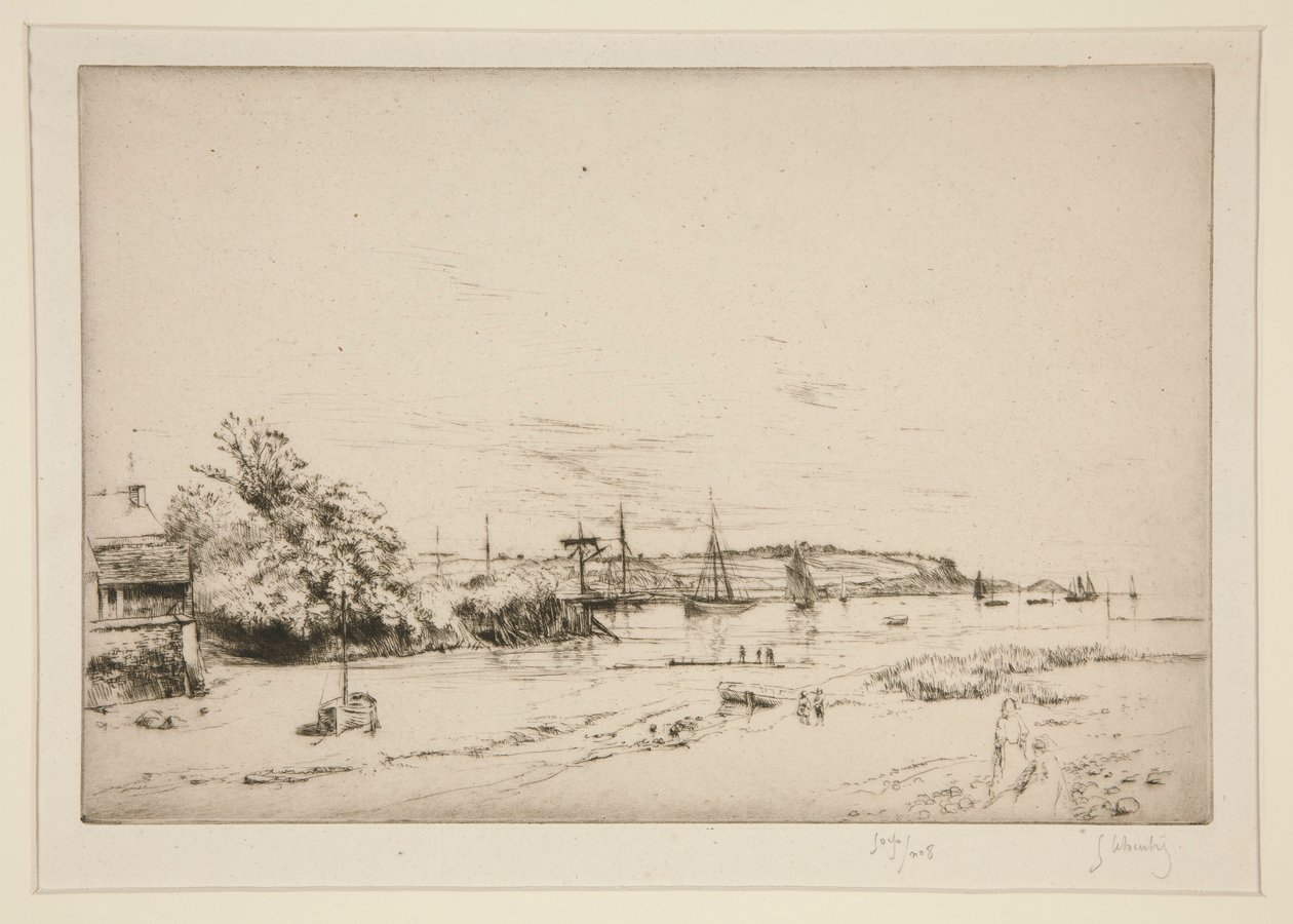 Pointe de Guilben, Paimpol autorstwa Gustave Leheutre