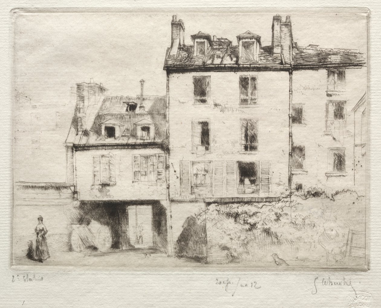 Rue Lacepède: serce Aciereur Cottens autorstwa Gustave Leheutre
