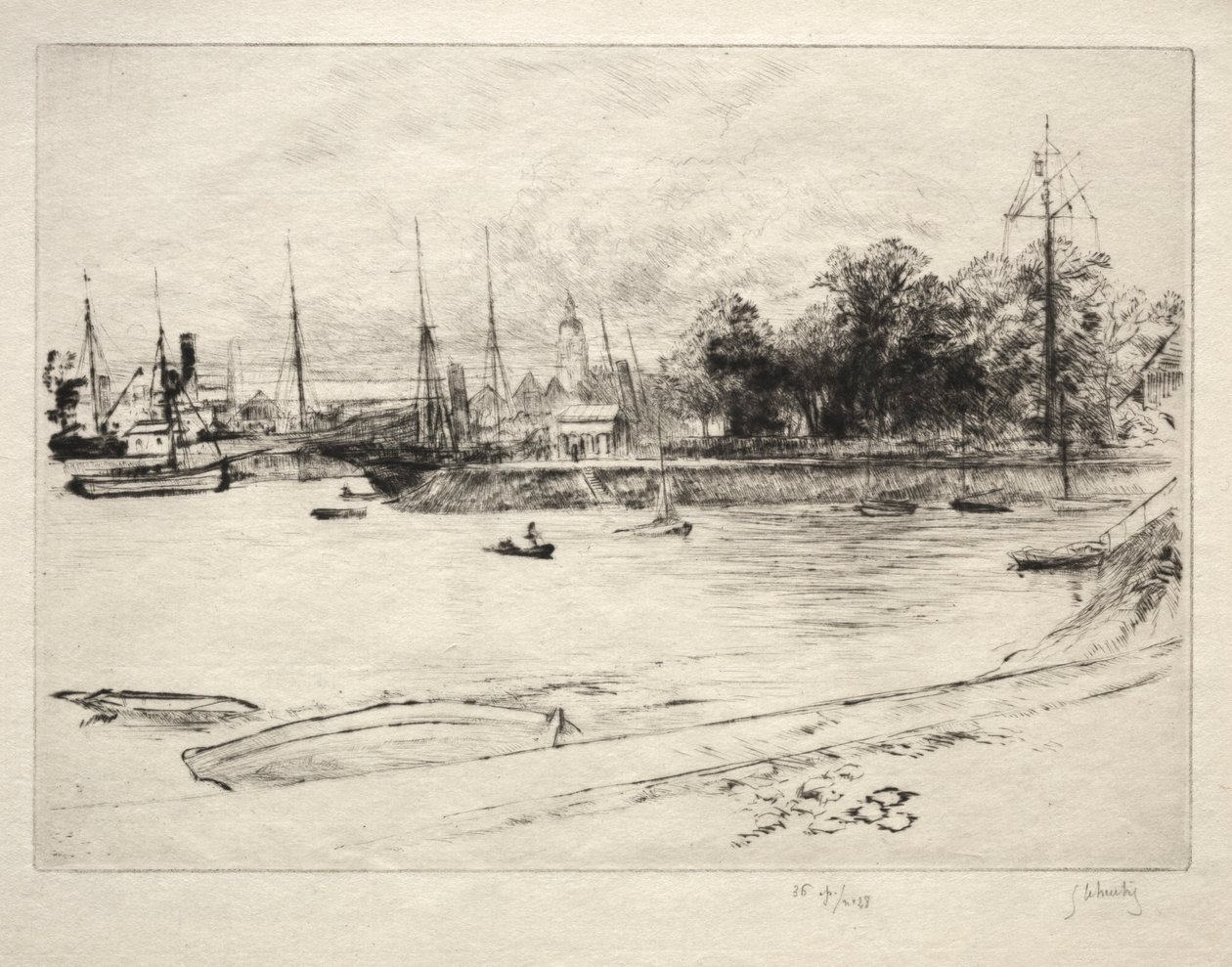Ogród Semaforów. autorstwa Gustave Leheutre