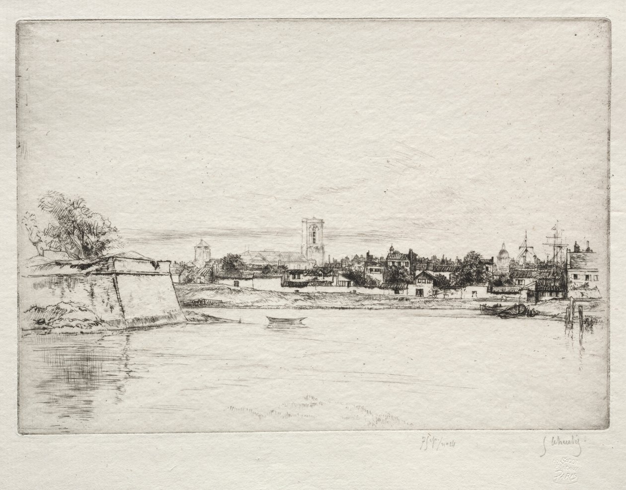 Le Petit St. Eloi, La Rochelle autorstwa Gustave Leheutre