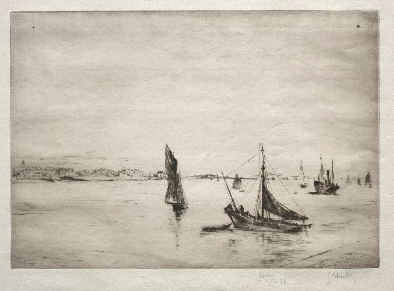 Droga La Rochelle. autorstwa Gustave Leheutre
