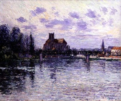 Katedra w Auxerre autorstwa Gustave Loiseau