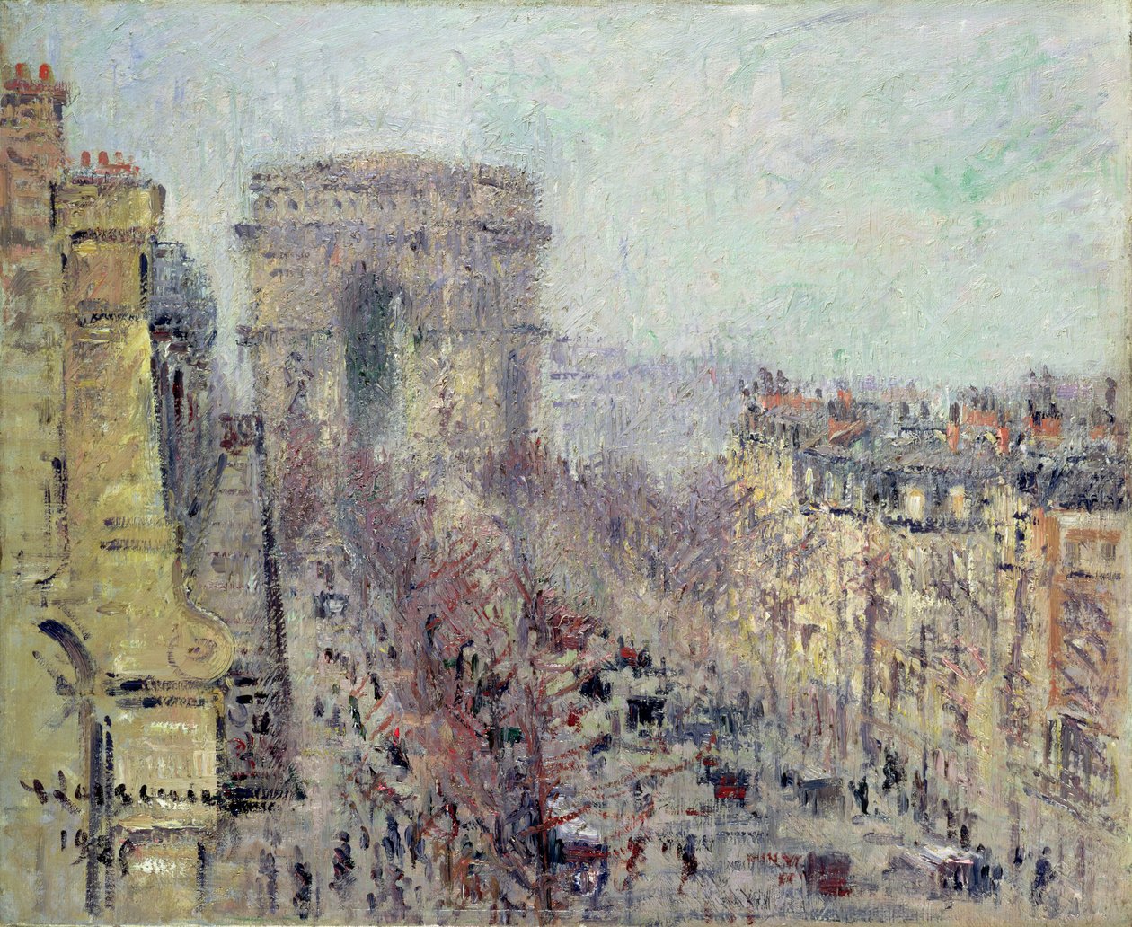 Avenue de Friedland, Paryż autorstwa Gustave Loiseau