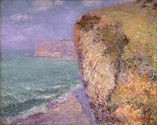 Klify w Grainval autorstwa Gustave Loiseau