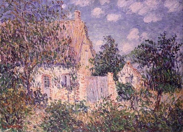 Chata w St. Cyr du Vaudreuil (olej na płótnie) autorstwa Gustave Loiseau