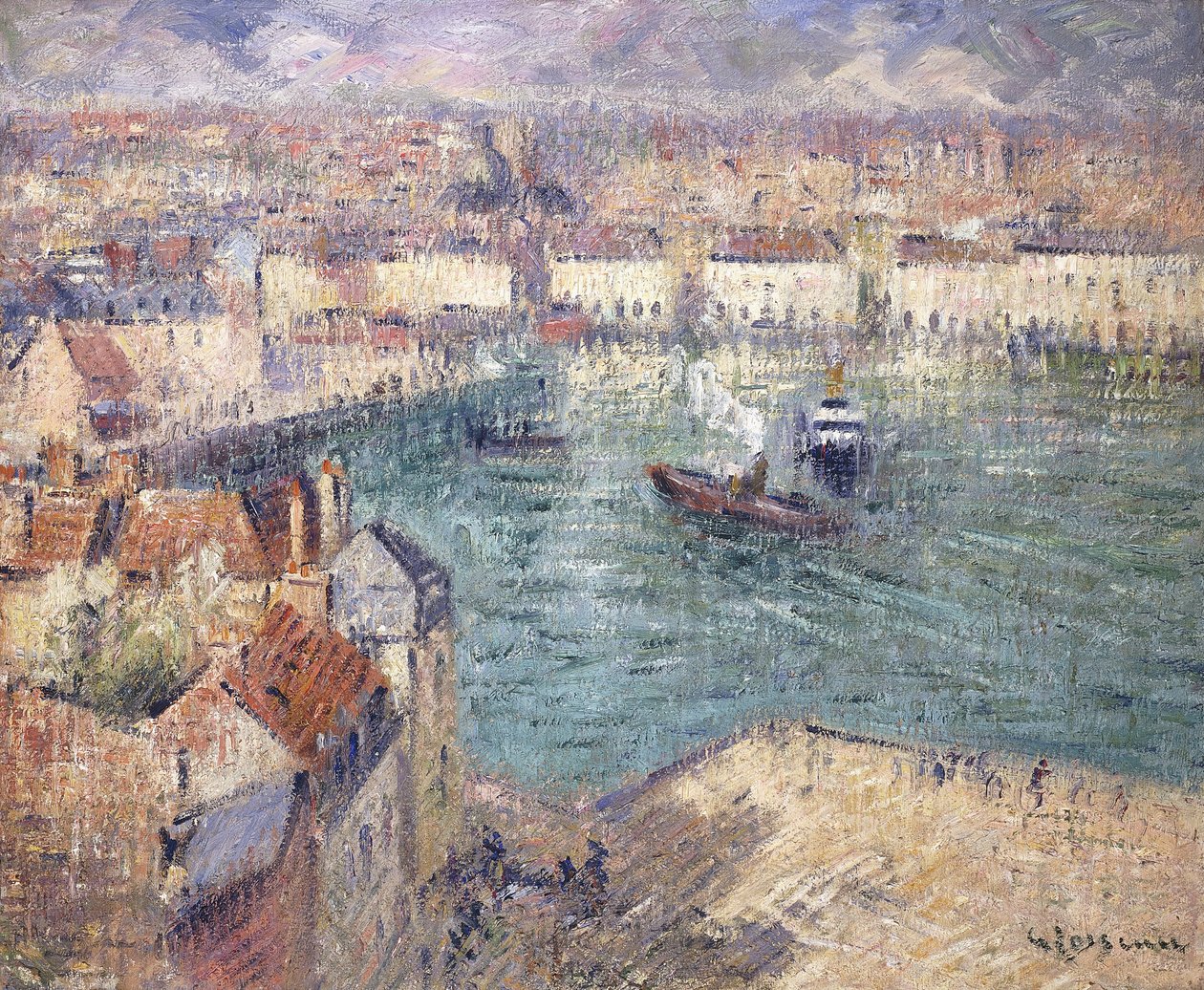 Dieppe, 1929 autorstwa Gustave Loiseau
