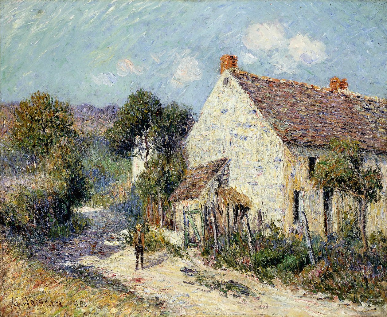 Krajobraz Sekwany i Oise; Krajobraz Sein-et-Oise, 1906 autorstwa Gustave Loiseau