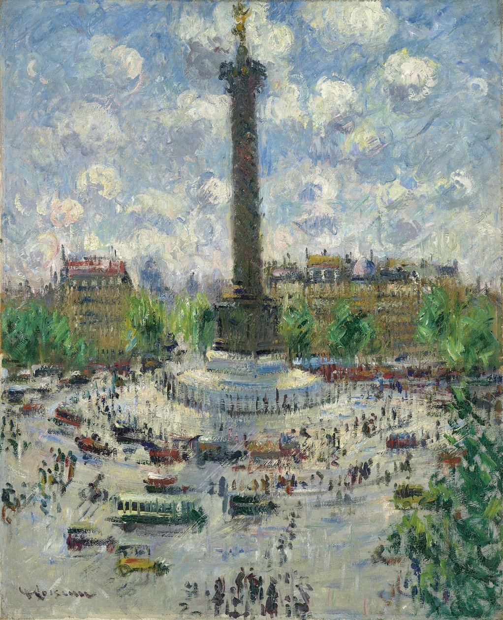 Plac Bastylii, ok. 1900 1922 autorstwa Gustave Loiseau