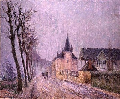 Nabrzeże Pothuis, Pontoise autorstwa Gustave Loiseau