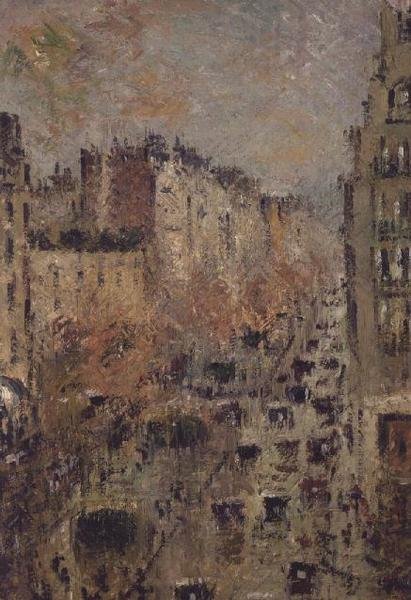 Bulwar Raspail, 1928 autorstwa Gustave Loiseau