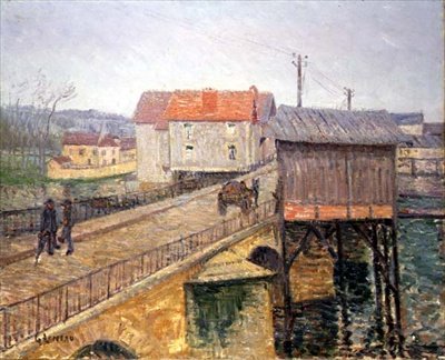 Most w Morecie (olej na płótnie) autorstwa Gustave Loiseau