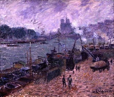 Most Henryka IV (olej na płótnie) autorstwa Gustave Loiseau