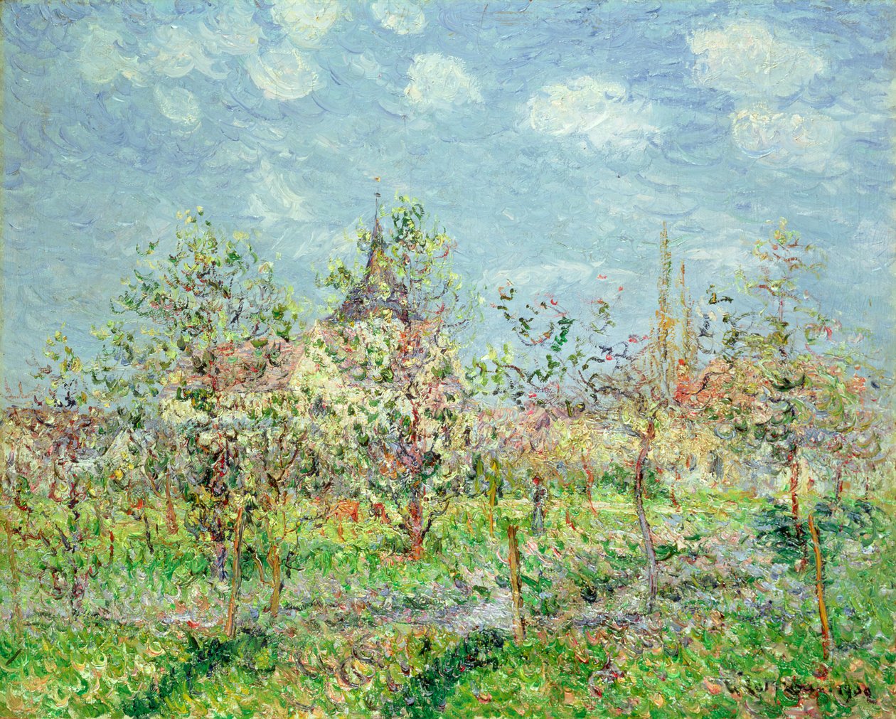 Kwitnący sad, l902 autorstwa Gustave Loiseau