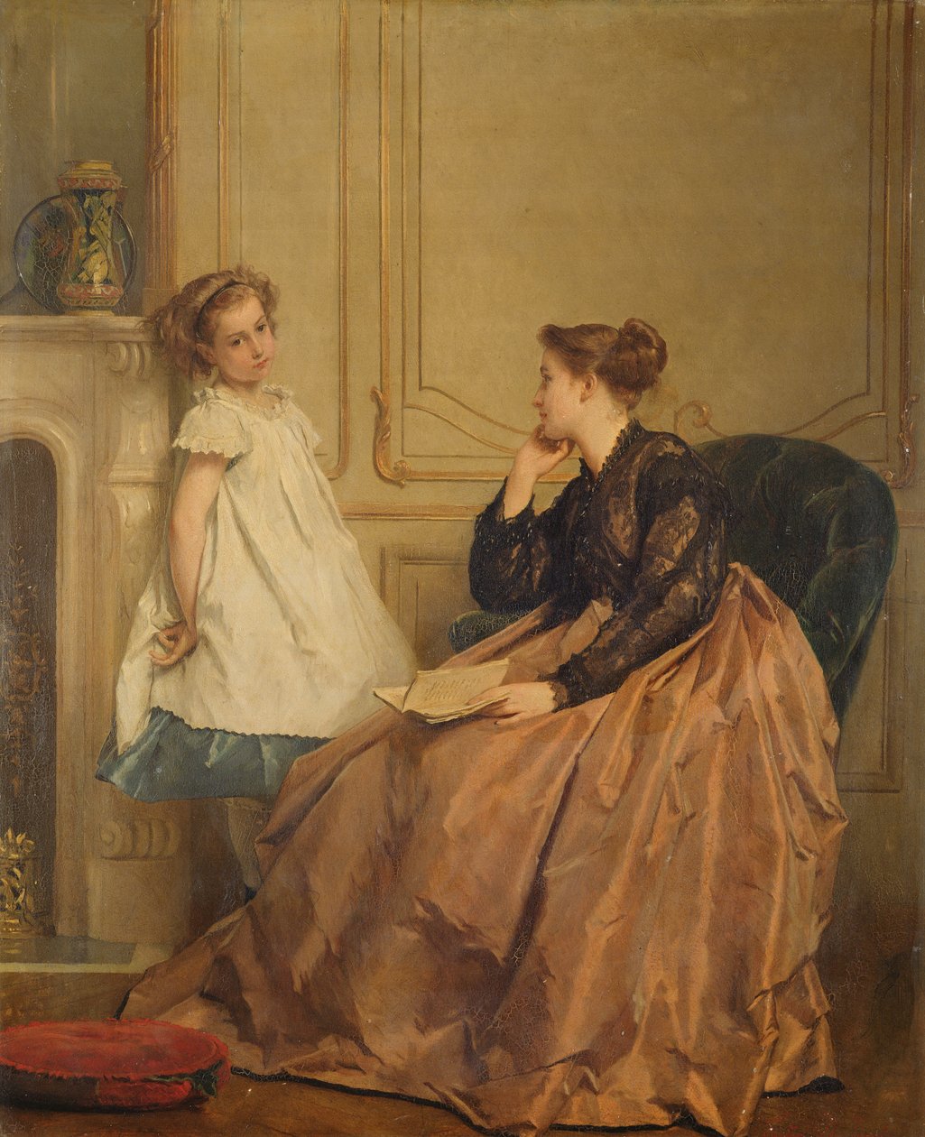 Opowieści na dobranoc, 1867 autorstwa Gustave Léonard de Jonghe