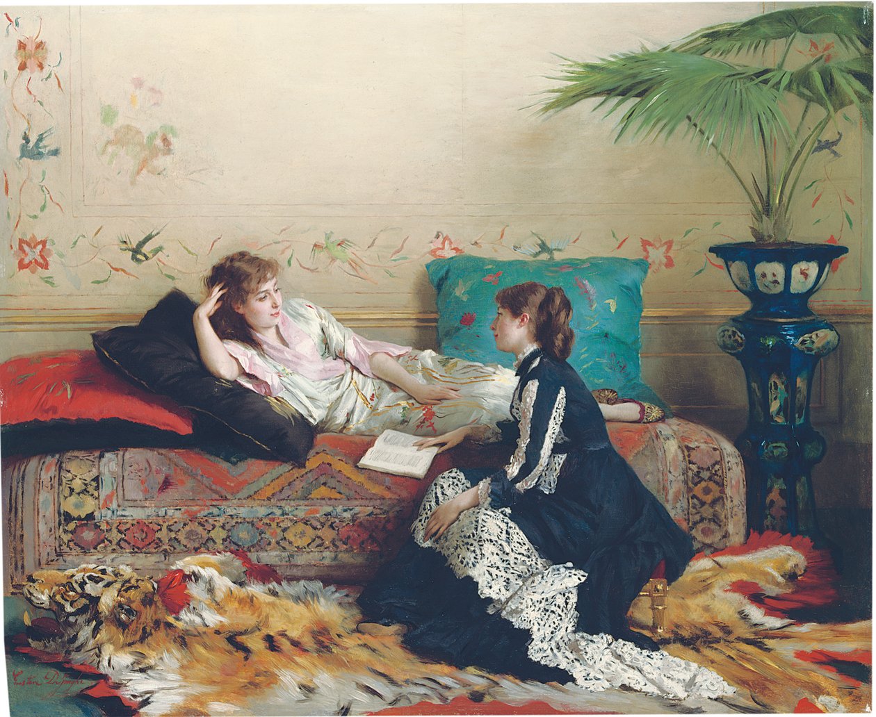 Chwile bezczynności autorstwa Gustave Léonard de Jonghe