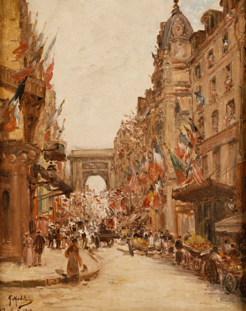 Dzień Bastylii autorstwa Gustave Madelein