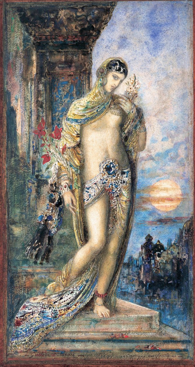 Pieśń nad Pieśniami - Księga Salomona - Pieśń nad Pieśniami Moreau, Gustave (1826-1898) autorstwa Gustave Moreau