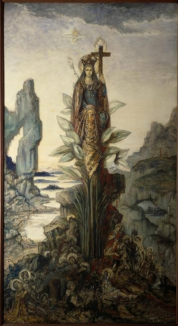 Mistyczny kwiat autorstwa Gustave Moreau