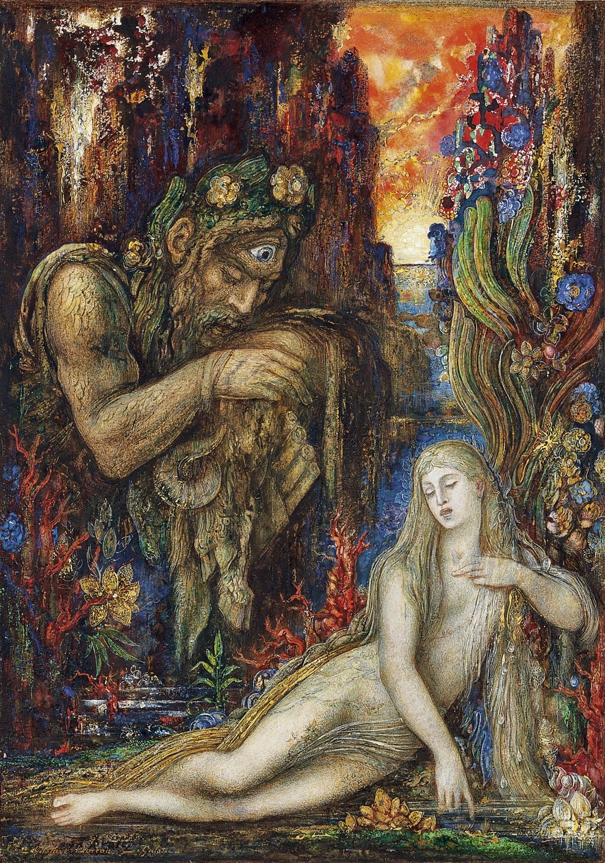 Francuski: Galatée Galathea autorstwa Gustave Moreau