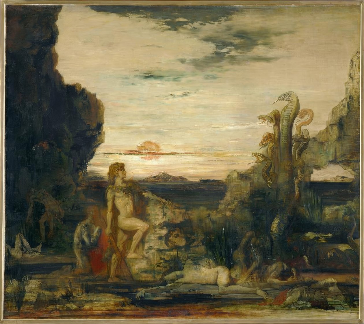 Herkules i Hydra z Lerna autorstwa Gustave Moreau