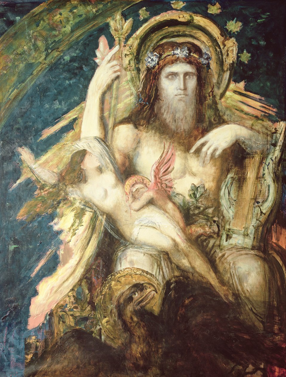 Jowisz i Semele autorstwa Gustave Moreau
