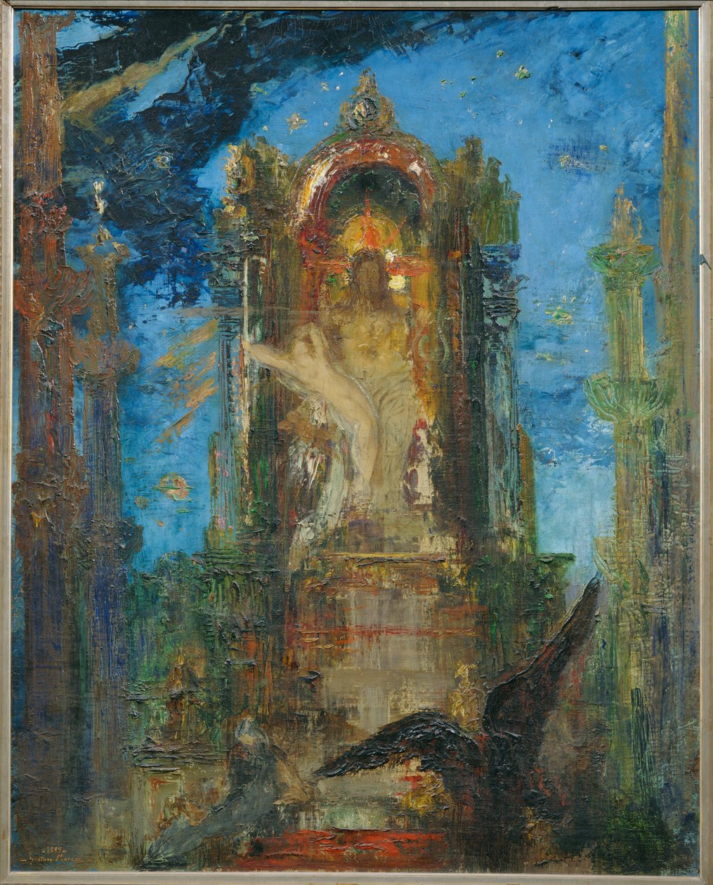Jupiter et Semele (obraz na płótnie) autorstwa Gustave Moreau