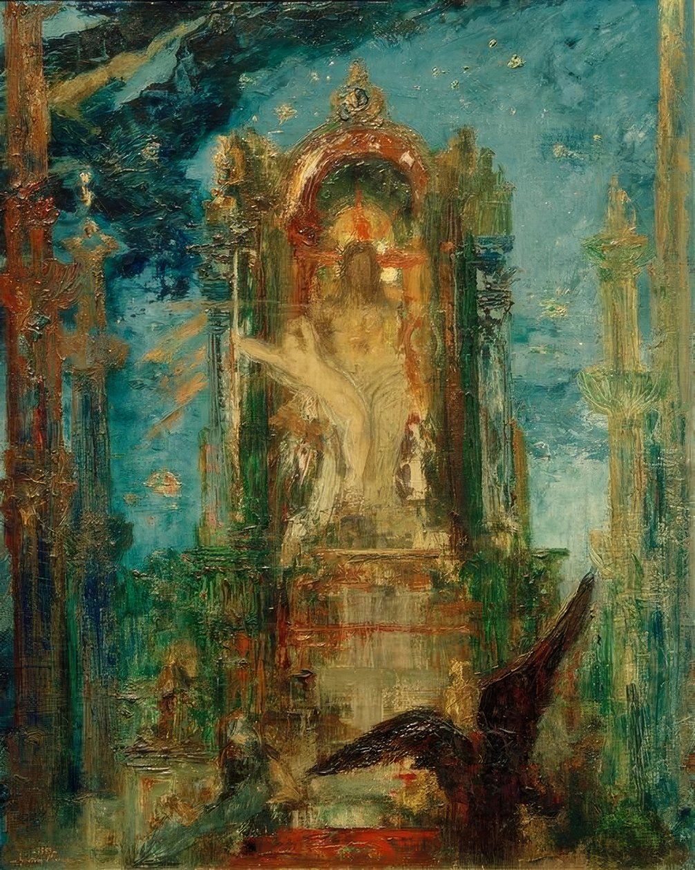 Jowisz i Semele autorstwa Gustave Moreau