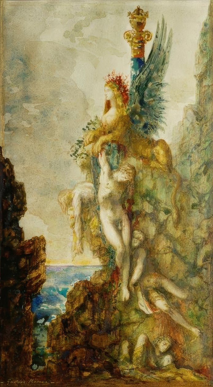 Sfinks (Zwycięzca) autorstwa Gustave Moreau