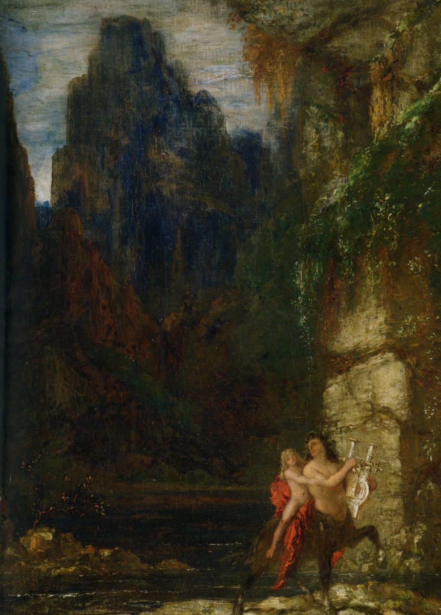 Moreau - Edukacja Achillesa autorstwa Gustave Moreau