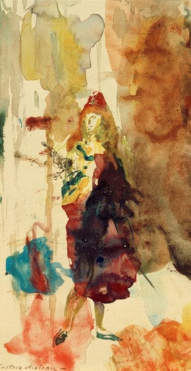 Strona autorstwa Gustave Moreau
