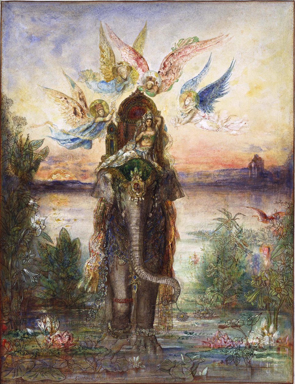 "Peri, Sacred Elephant" Obraz Gustave