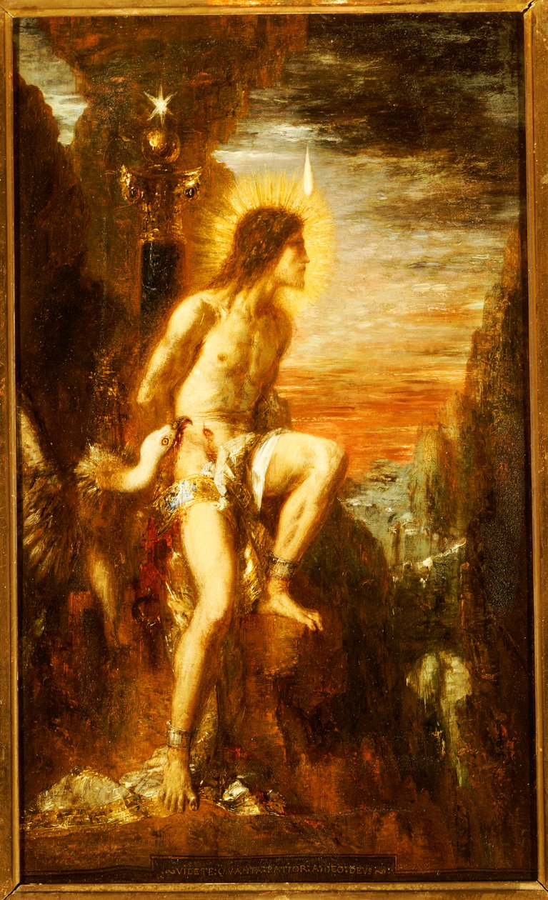 Prometeusz związany autorstwa Gustave Moreau