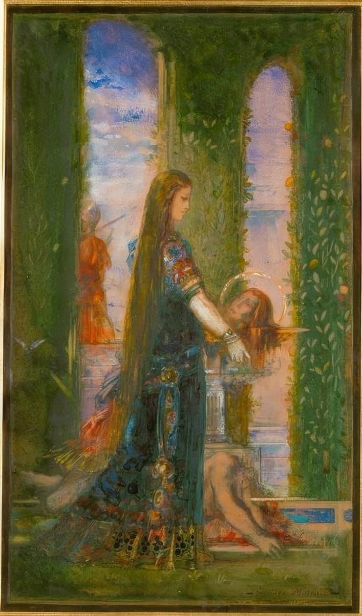 Salome w ogrodzie autorstwa Gustave Moreau