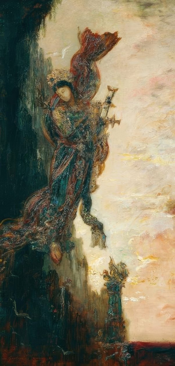Sapho tombant autorstwa Gustave Moreau
