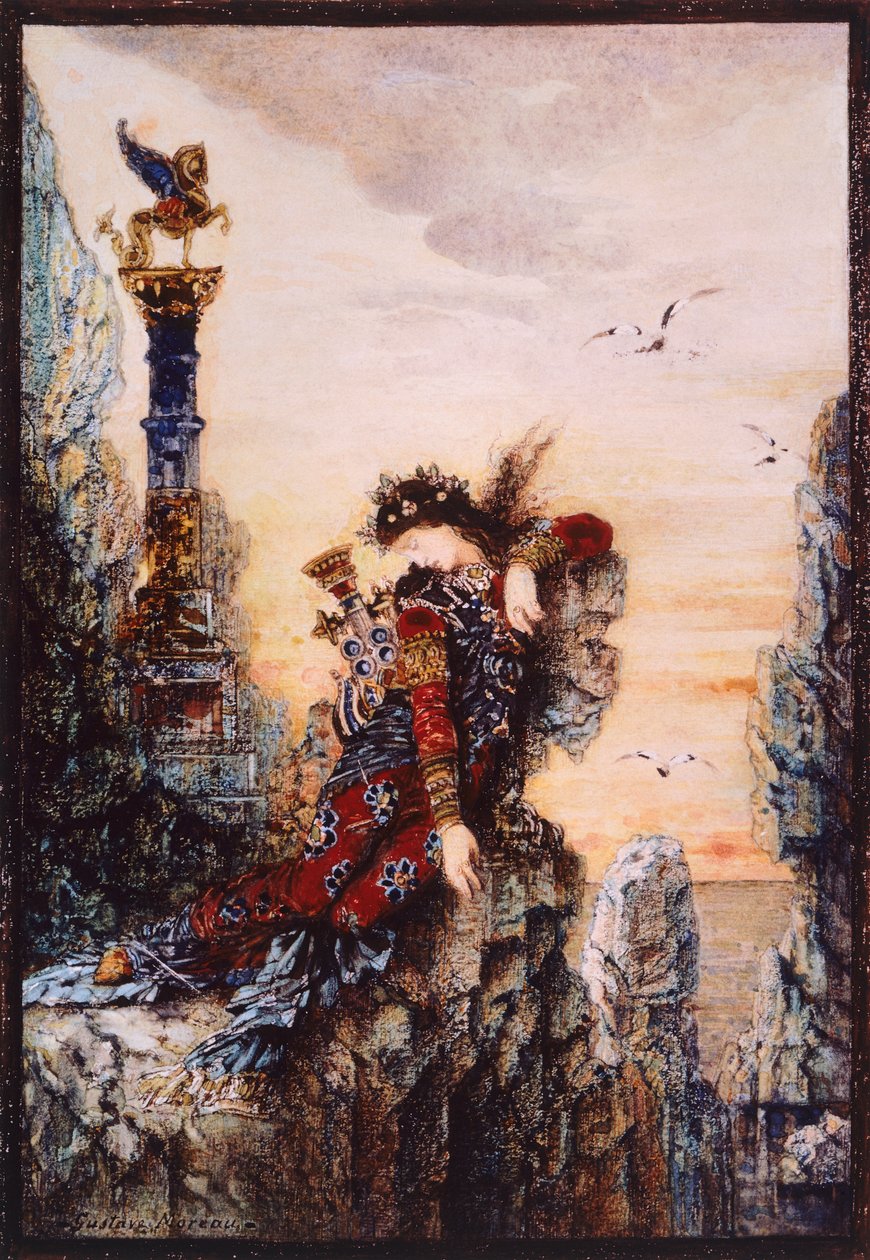 Szafir, Gustave Moreau (1826-1898), olej na płótnie autorstwa Gustave Moreau
