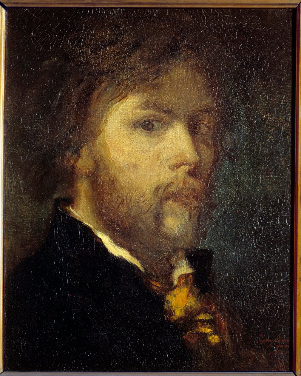 Autoportret malarski Gustave Moreau (1826-1898) 1850 Paryż, Musee Gustave Moreau autorstwa Gustave Moreau