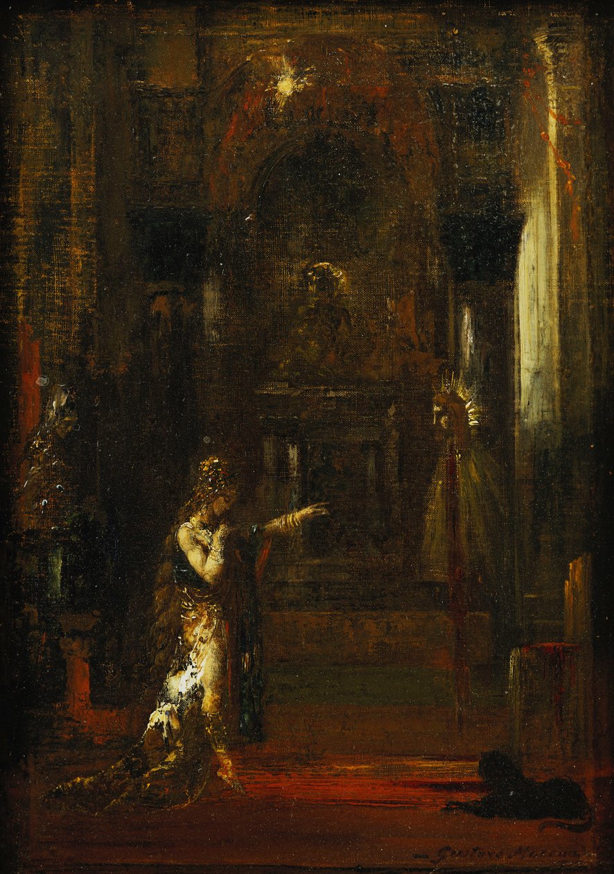 Objawienie, ok.1876 autorstwa Gustave Moreau