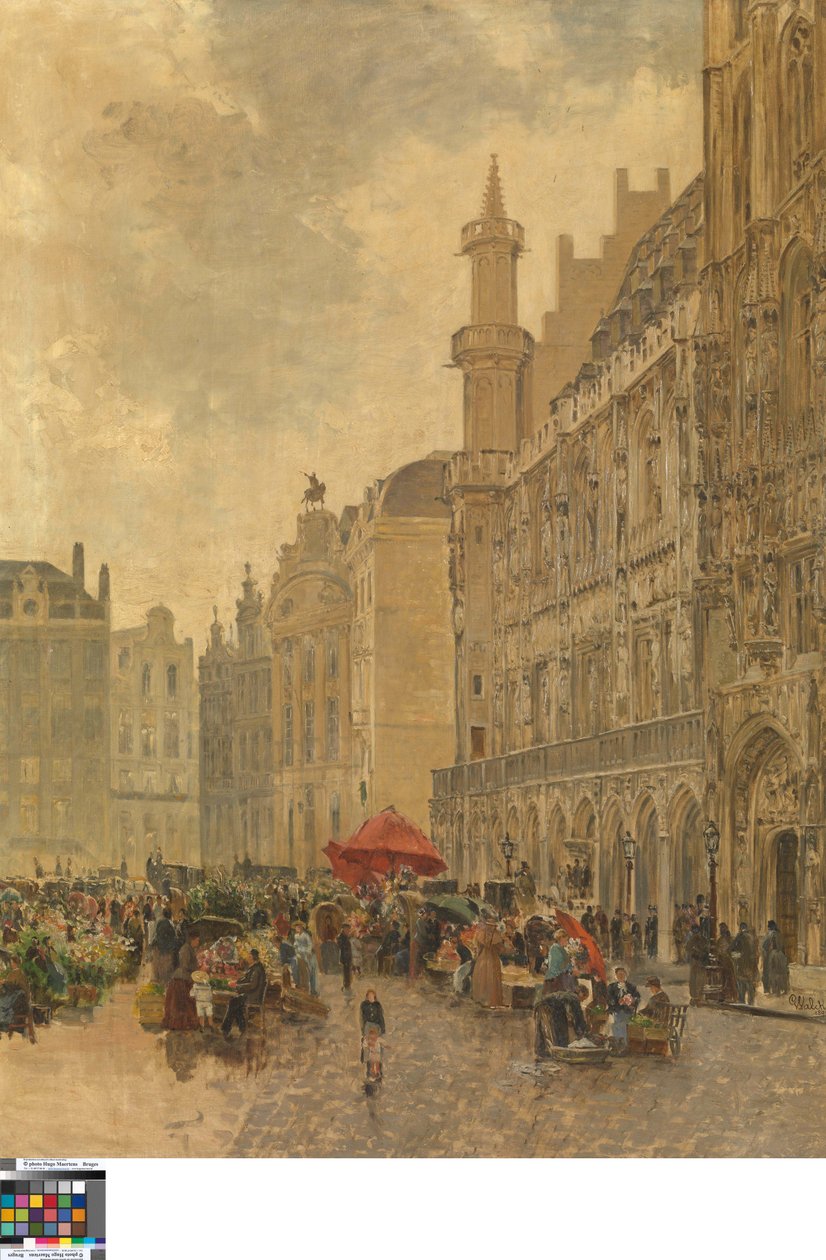 Grande Place w Brukseli autorstwa Gustave Walckiers