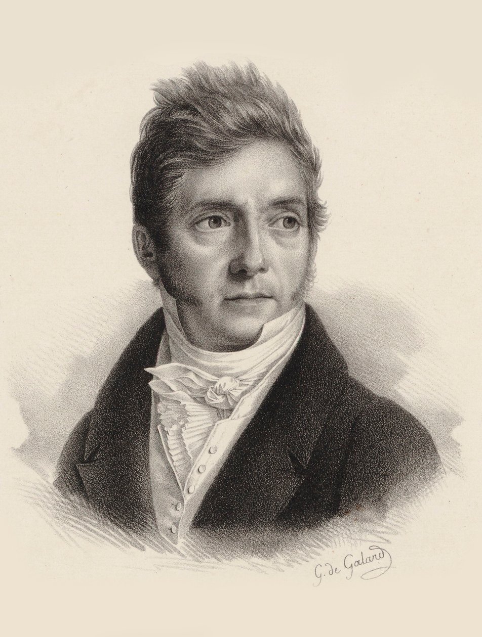 Portret kompozytora Pierre Jacques Joseph Rode 1774-1830. autorstwa Gustave de Galard