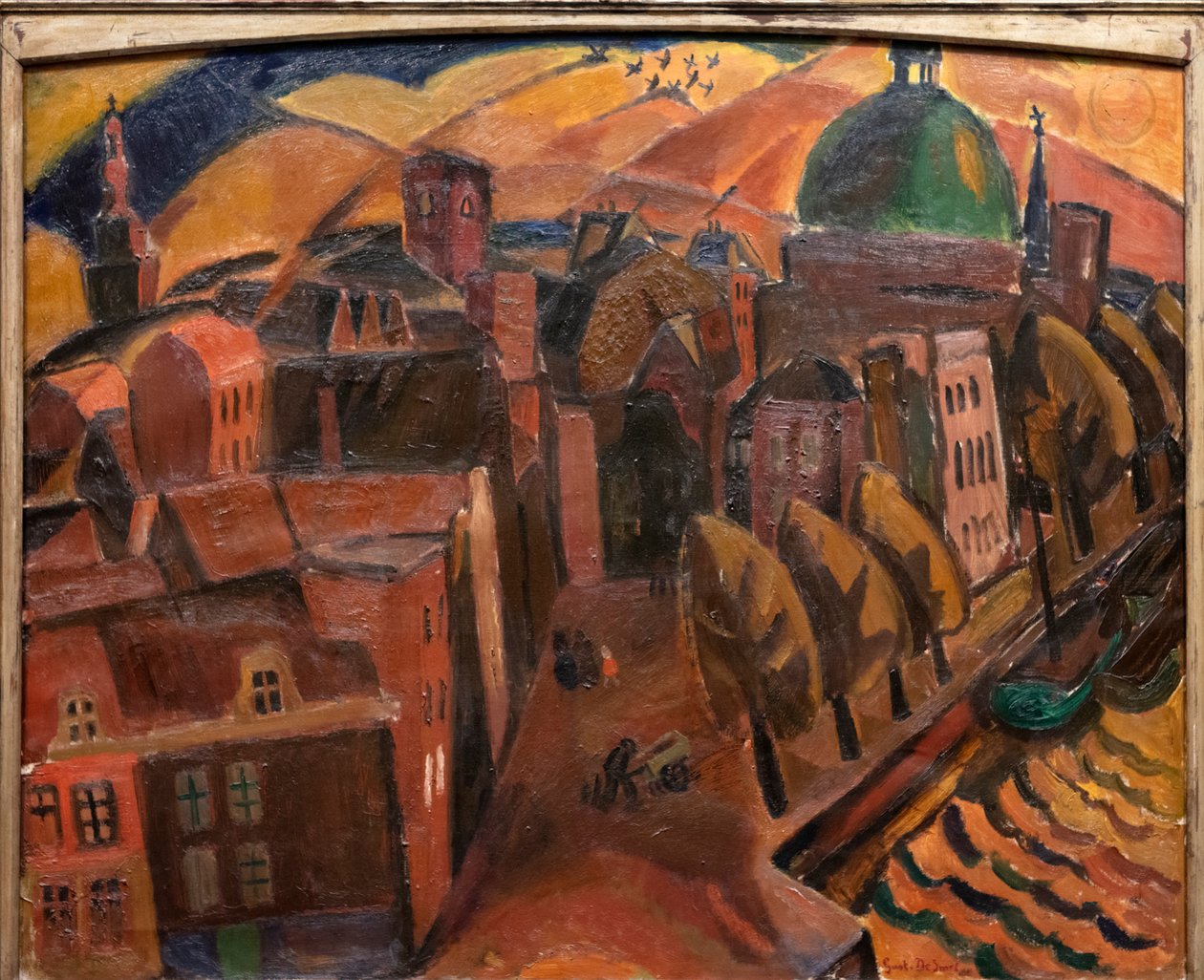 Kościół z Zieloną Kopułą autorstwa Gustave de Smet