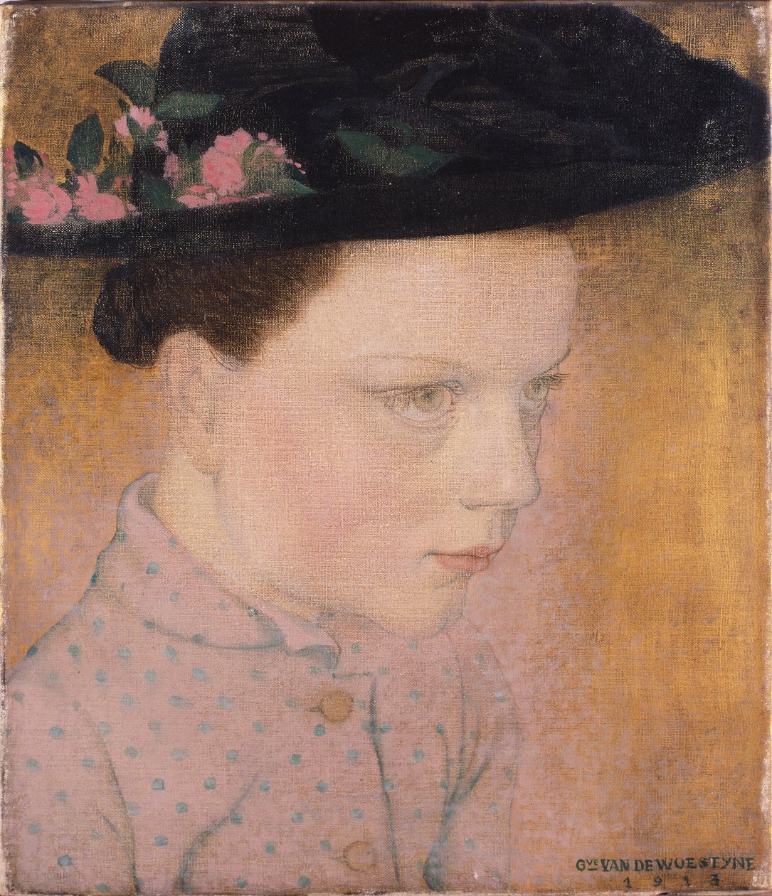 Dziewczyna ze wsi autorstwa Gustave Van de Woestyne