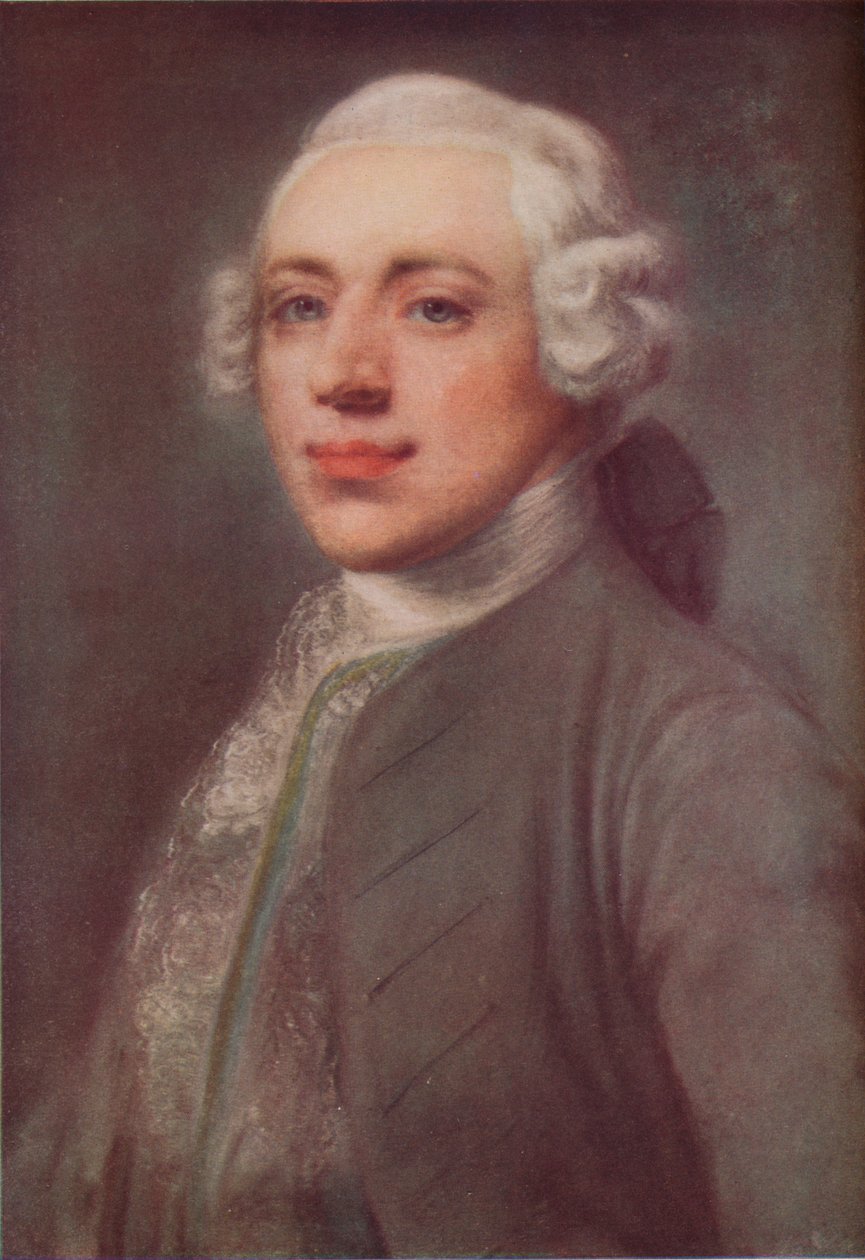 Gustavus Hamilton 1739-1775, irlandzki malarz miniatur, XVIII wiek, 1923 autorstwa Gustavus Hamilton