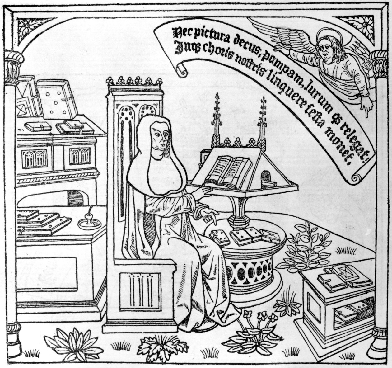 Ilustracja do "Danse Macabre", wyd. Paryż, 1485 r. autorstwa Guy Marchant