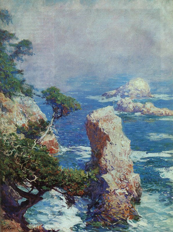 Mgła nad Point Lobos autorstwa Guy Rose